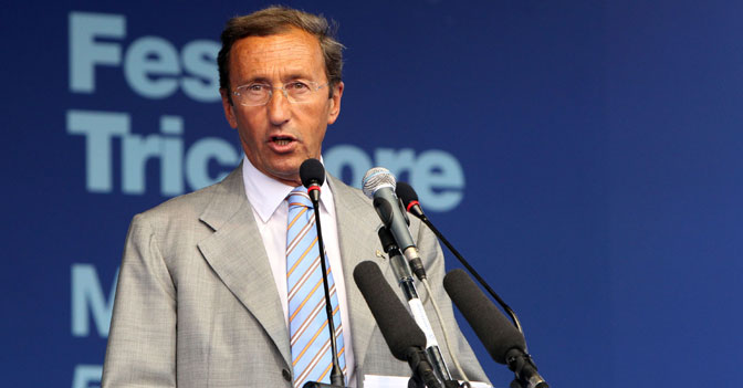 Il presidente della Camera Gianfranco Fini (Ansa) 