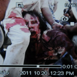 Libia, Gheddafi ucciso durante la cattura vicino a Sirte Gheddafi-afp-258